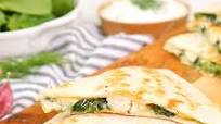 Spanakopita Quesadillas Spanakopita Quesadillas