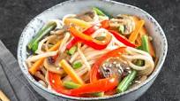 Soba Noodles with Chinese Vegetables Soba Noodles with Chinese Vegetables
