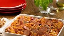 Baked Smoked Sausage Spaghetti Casserole Baked Smoked Sausage Spaghetti Casserole