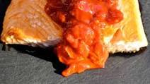 Grilled Sockeye Salmon with Smokey Tomato Jam Grilled Sockeye Salmon with Smokey Tomato Jam