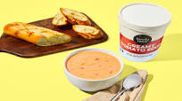 Creamy Tomato Soup & Garlic Bread Buy more and save over 15% | 3-4 Servings Creamy Tomato Soup & Garlic Bread Buy more and save over 15% | 3-4 Servings