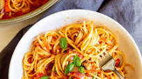 Spaghetti with Hearty Mushroom Marinara Sauce Spaghetti with Hearty Mushroom Marinara Sauce