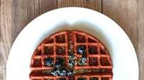 Banana Beet Waffles Banana Beet Waffles