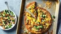 Chicken Shawarma Pita Pizzas Chicken Shawarma Pita Pizzas