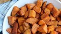 Roasted Cinnamon and Brown Sugar Sweet Potatoes Roasted Cinnamon and Brown Sugar Sweet Potatoes
