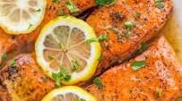 Pan Seared Salmon with Lemon Butter Sauce (VIDEO) Pan Seared Salmon with Lemon Butter Sauce (VIDEO)