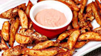 Baked Mojo Fries Recipe - (3.8/5) Baked Mojo Fries Recipe - (3.8/5)