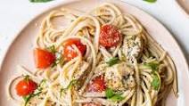 Spaghetti with Sauteed Chicken and Grape Tomatoes Spaghetti with Sauteed Chicken and Grape Tomatoes