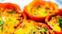 Enchilada Stuffed Peppers Recipe Enchilada Stuffed Peppers Recipe