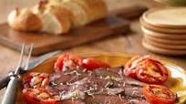 Grilled Balsamic Steak and Tomatoes Grilled Balsamic Steak and Tomatoes