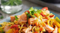 Slimming World’s spicy hot-smoked salmon noodles Slimming World’s spicy hot-smoked salmon noodles