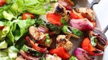 Grilled Balsamic Pork Kebabs Grilled Balsamic Pork Kebabs