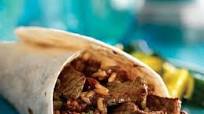 Cajun Beef & Bean Burritos Cajun Beef & Bean Burritos