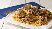 Orzo with mushrooms and chives Orzo with mushrooms and chives