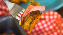 Ham and Cheese Hasselback Potatoes Ham and Cheese Hasselback Potatoes