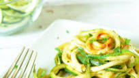 Roasted Garlic Parmesan Zoodles Roasted Garlic Parmesan Zoodles