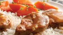Pork Medallions with Apricot Glaze and Jasmine Rice Pork Medallions with Apricot Glaze and Jasmine Rice