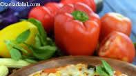 Double Layered Cheese Veggie Crunch Pizza Double Layered Cheese Veggie Crunch Pizza