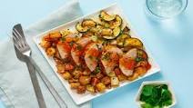 Roasted Pork Tenderloin with Lemony Potatoes & Zucchini Roasted Pork Tenderloin with Lemony Potatoes & Zucchini