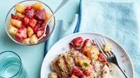 Grilled chicken with strawberry chili salsa Grilled chicken with strawberry chili salsa