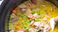 Slow Cooker Creamy Vegetable Chicken Stew Slow Cooker Creamy Vegetable Chicken Stew