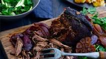 Jacqueline Alwill's slow cooked bolar roast with almond sauce Jacqueline Alwill's slow cooked bolar roast with almond sauce