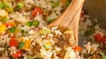 One Pan Sausage and Rice One Pan Sausage and Rice