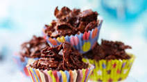 Cooking with kids: Chocolate cornflake cakes Cooking with kids: Chocolate cornflake cakes