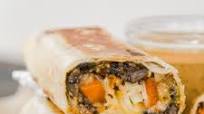 Sweet Potato & Black Bean Burritos with Chipotle Sauce Sweet Potato & Black Bean Burritos with Chipotle Sauce