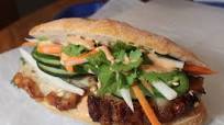 Pork belly banh mi sandwich Pork belly banh mi sandwich