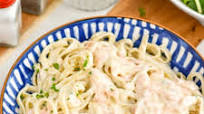 Salmon Fettuccine Alfredo Salmon Fettuccine Alfredo