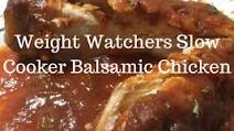 Weight Watchers Slow Cooker Balsamic Chicken Weight Watchers Slow Cooker Balsamic Chicken