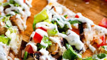 Gyro Flatbread Pizzas Gyro Flatbread Pizzas