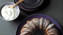 Spiced Persimmon Bundt Cake with Yogurt Cream Spiced Persimmon Bundt Cake with Yogurt Cream