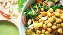 Ensalada de garbanzos estilo Thai Ensalada de garbanzos estilo Thai