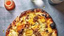 Chanterelle and Sweet Potato Pizza with Sour Tomato Sauce and Pumpkin Seed Butter Chanterelle and Sweet Potato Pizza with Sour Tomato Sauce and Pumpkin Seed Butter