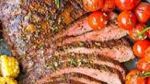 Grilled Flank Steak and Vegetables Grilled Flank Steak and Vegetables