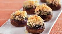 Cheese and Spinach-Stuffed Mushrooms Cheese and Spinach-Stuffed Mushrooms