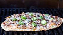 Grilled Honey Sriracha Chicken Pizza Grilled Honey Sriracha Chicken Pizza