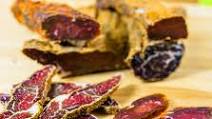 Bresaola. Basturma. Cured pork tenderloin. Bresaola. Basturma. Cured pork tenderloin.