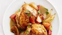 Honey-Mustard Chicken and Apples Honey-Mustard Chicken and Apples