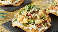 Spicy Elote-Style Vegetable Tostadas with Summer Squash, Poblano Pepper, & Cilantro Rice Spicy Elote-Style Vegetable Tostadas with Summer Squash, Poblano Pepper, & Cilantro Rice