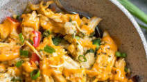 Jalapeño Buffalo Chicken Casserole: Whole30, Keto, Paleo, GF Jalapeño Buffalo Chicken Casserole: Whole30, Keto, Paleo, GF