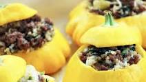 Stuffed Patty Pan Squash Stuffed Patty Pan Squash