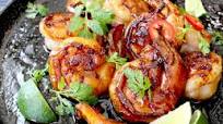 Honey Garlic Shrimp Recipe with Mango Habanero Salsa Honey Garlic Shrimp Recipe with Mango Habanero Salsa