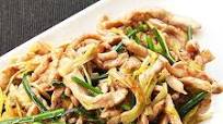 Stir-Fried Sliced Pork With Yellow Chives Recipe