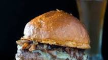 Wagyu Beef Burger with Caramelized Onions Wagyu Beef Burger with Caramelized Onions