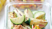 Grilled Adobo Chicken with Corn Relish Grilled Adobo Chicken with Corn Relish
