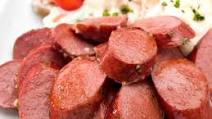 Kielbasa Appetizer With Apple Jelly and Mustard Kielbasa Appetizer With Apple Jelly and Mustard