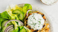 Greek Chicken Burgers (Paleo, Whole30, Keto, AIP) Greek Chicken Burgers (Paleo, Whole30, Keto, AIP)